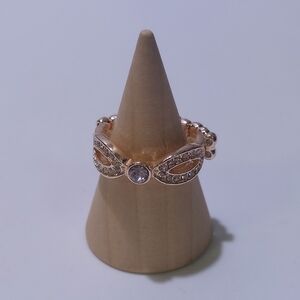 Paparazzi Rose Gold Ring with Sparkling Accents
